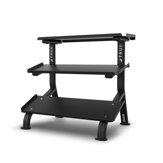 True Fitness Line 3-Tier Flat Tray Dumbbell Rack (FS-24)