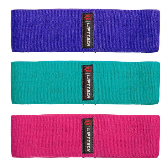 Lift Tech Fitness Comp Resistance Bands - Purple - Teal - Pink - Top Fitness Store