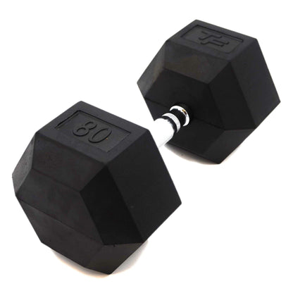 Top Fitness Rubber Hex Dumbbell - Top Fitness Store