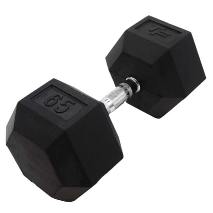 Top Fitness Rubber Hex Dumbbell - Top Fitness Store