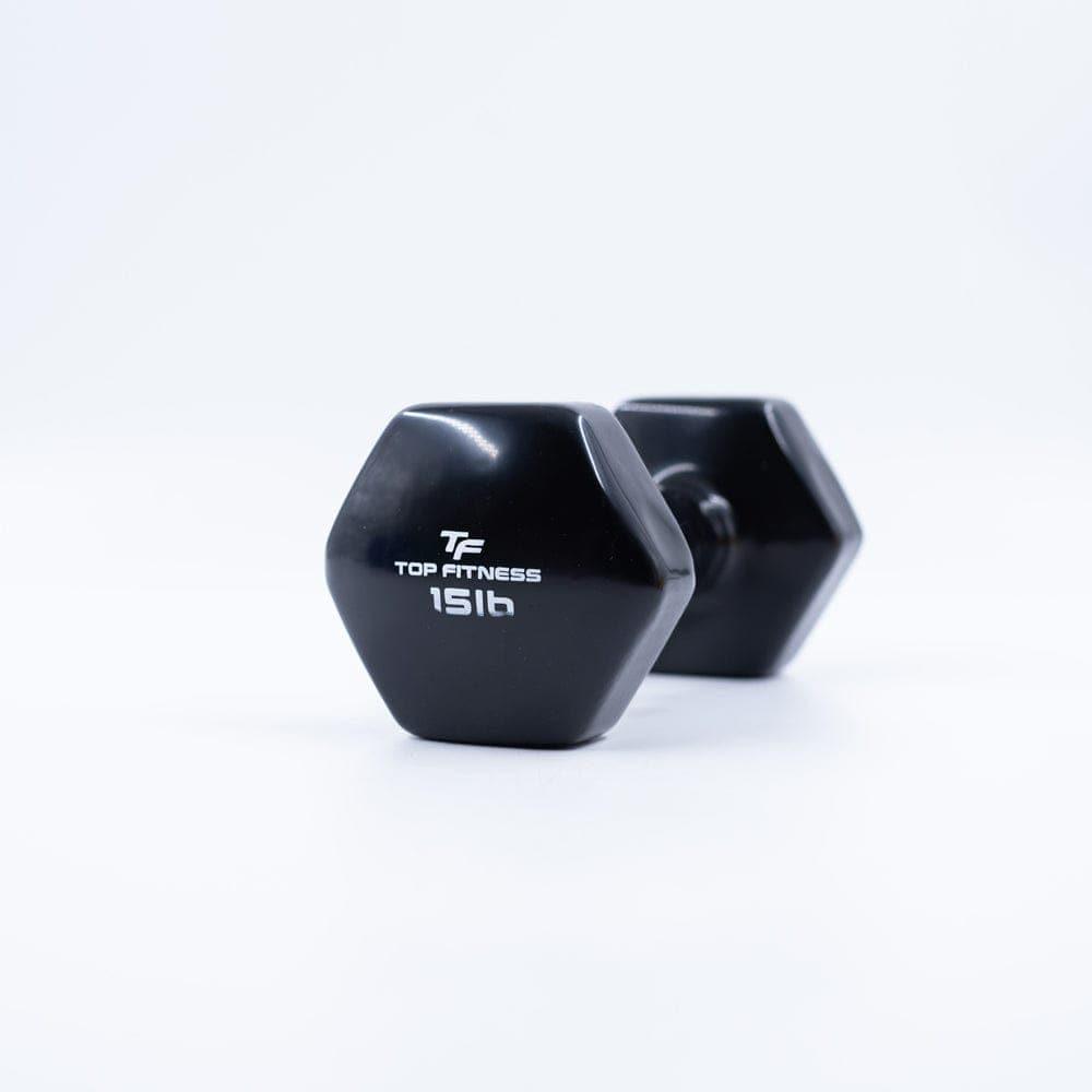 Top Fitness Vinyl Hex Dumbbell - Top Fitness Store